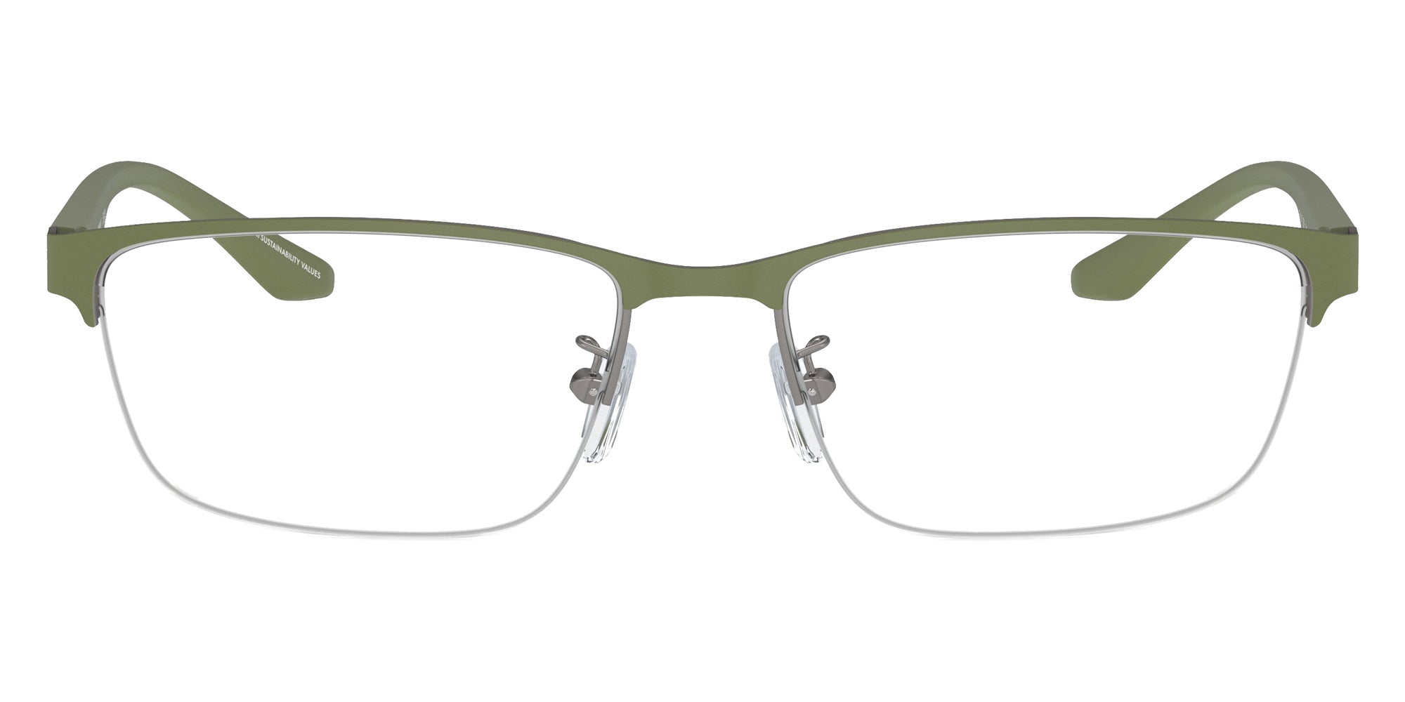 EMPORIO ARMANI EA1147 3367 57 - Matte Gunmetal/Sage Green #id:ea11473367_s:100100