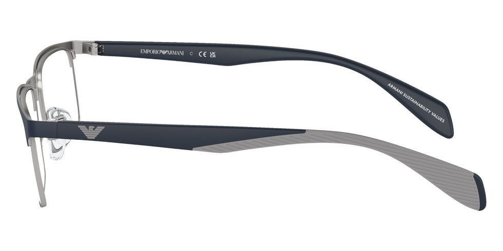 EMPORIO ARMANI EA1149 3368 56 - Matte Silver/Blue #id:ea11493368_s:100110