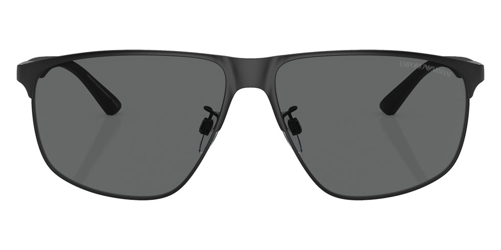 EMPORIO ARMANI EA2094 300187 60 - Matte Black / Dark Gray #id:ea2094300187_s:100100