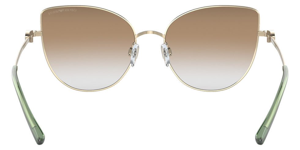 EMPORIO ARMANI EA2115 301367 56 - Pale Gold / Gradient Brown Mirrored Gold #id:ea2115301367_s:100115