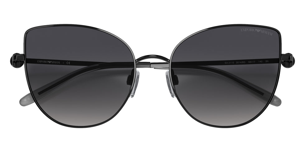 EMPORIO ARMANI EA2115 30148G 56 - Black / Gradient Gray #id:ea211530148g_s:102120