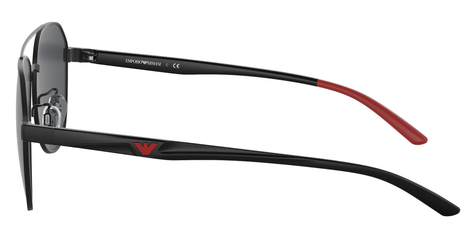 EMPORIO ARMANI EA2129D 300187 59 - Matte Black / Dark Gray #id:ea2129d300187_s:100110