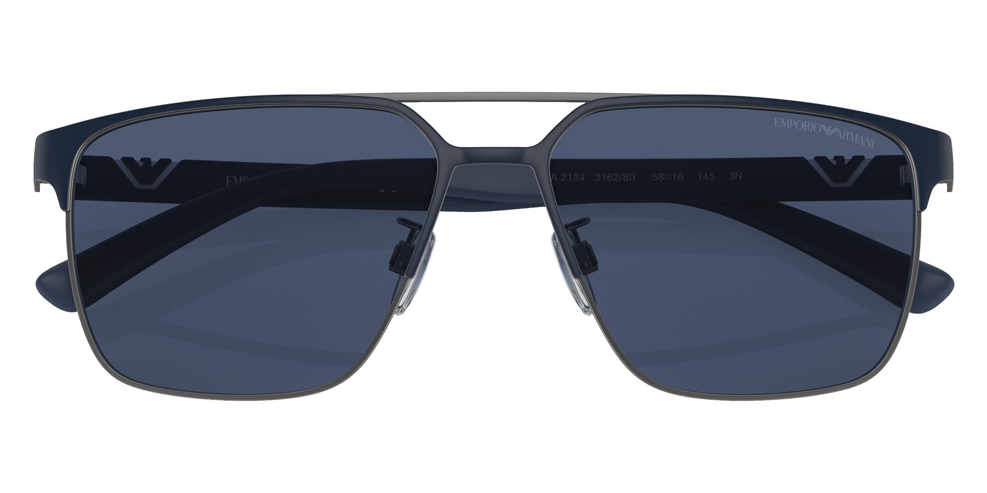 EMPORIO ARMANI EA2134 316280 58 - Matte Blue/Gunmetal / Dark Blue #id:ea2134316280_s:100120