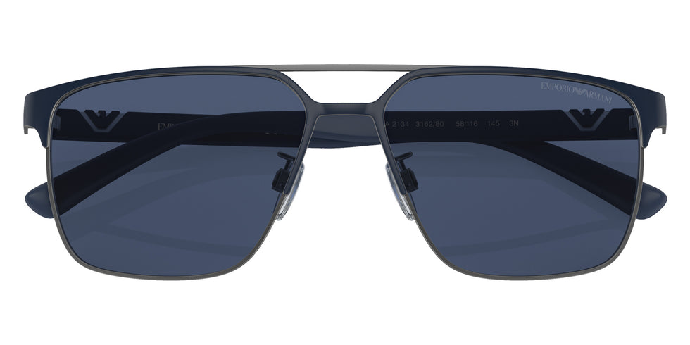 EMPORIO ARMANI EA2134 316280 58 - Matte Blue/Gunmetal / Dark Blue #id:ea2134316280_s:100120