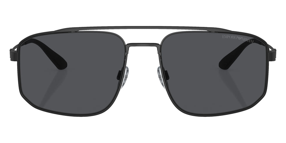 EMPORIO ARMANI EA2139 300187 57 - Matte Black / Dark Gray #id:ea2139300187_s:100100