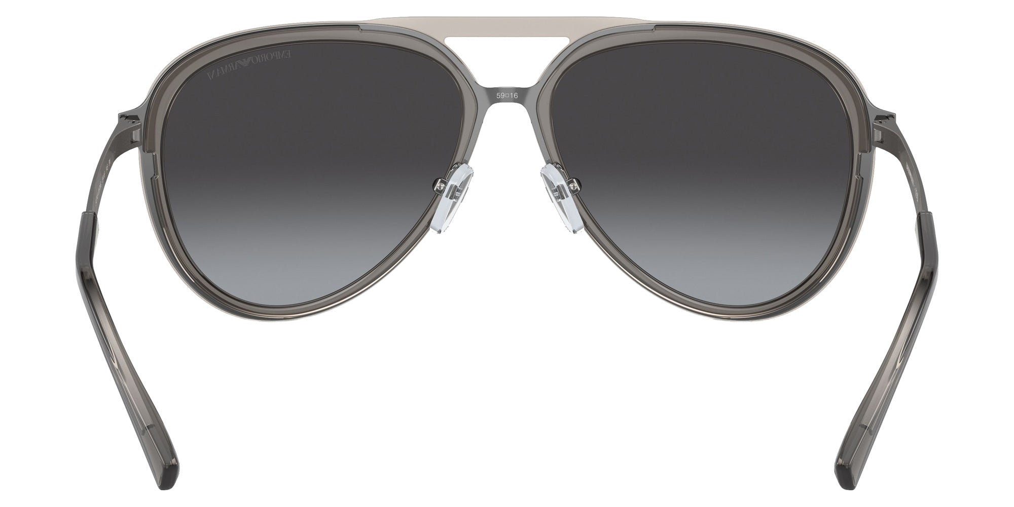 EMPORIO ARMANI EA2145 33578G 59 - Shiny Transparent Smoke / Gradient Gray #id:ea214533578g_s:100115