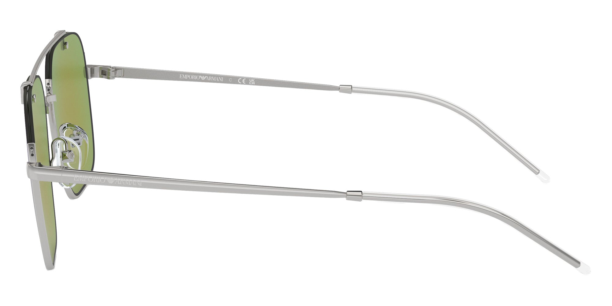 EMPORIO ARMANI EA2150 30154V 57 - Shiny Silver / Gray Mirrored Violet #id:ea215030154v_s:100110