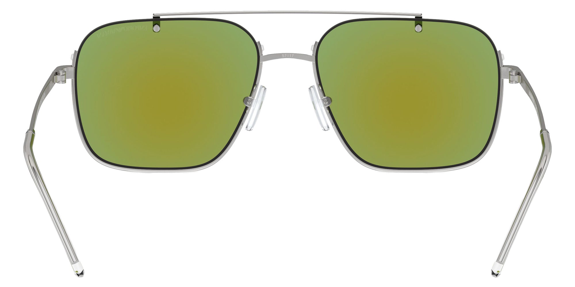 EMPORIO ARMANI EA2150 30154V 57 - Shiny Silver / Gray Mirrored Violet #id:ea215030154v_s:100115