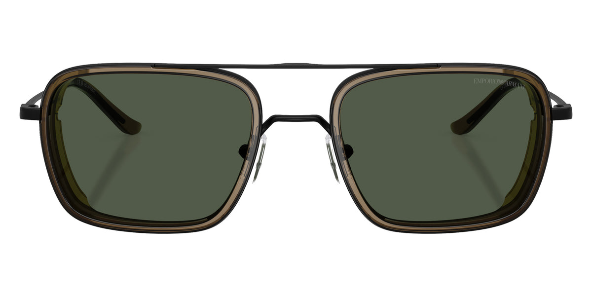 EMPORIO ARMANI EA2162 30019A 54 - Matte Black / Dark Green Polarized #id:ea216230019a_s:100100