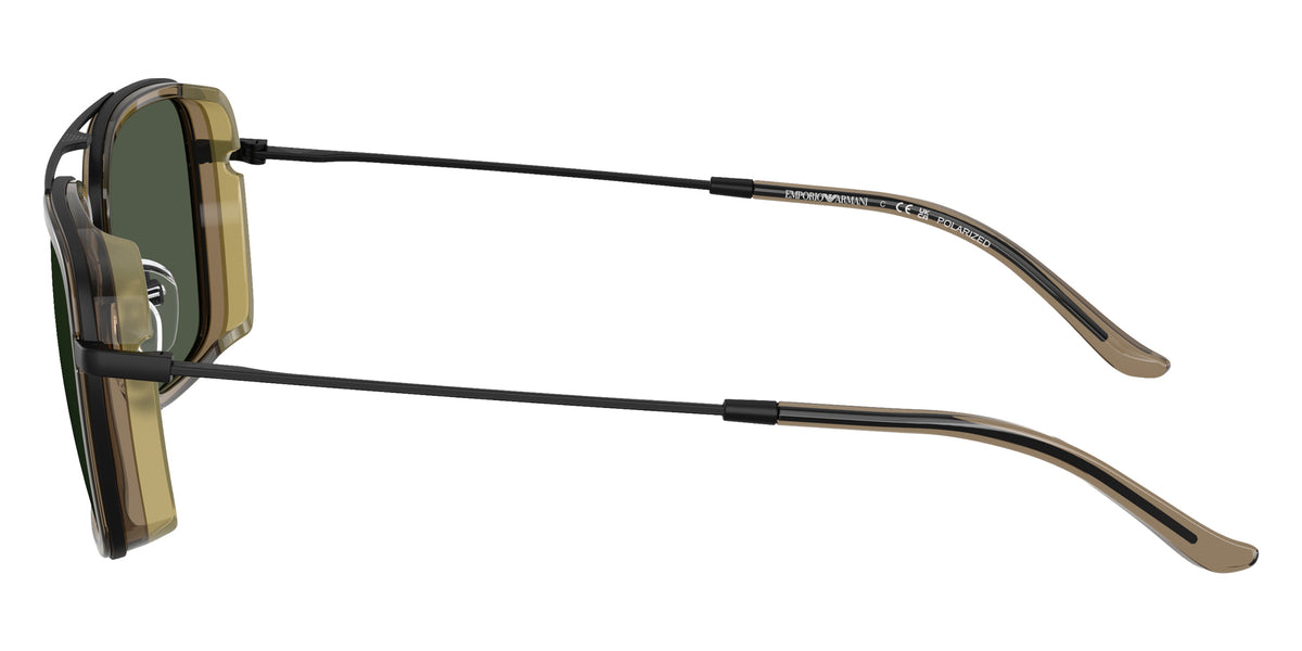 EMPORIO ARMANI EA2162 30019A 54 - Matte Black / Dark Green Polarized #id:ea216230019a_s:100110