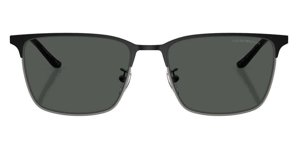 EMPORIO ARMANI EA2164D 300187 57 - Matte Gunmetal/Black / Dark Gray #id:ea2164d300187_s:100100