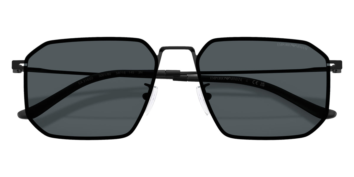 EMPORIO ARMANI EA2165D 300180 58 - Matte Black / Dark Gray #id:ea2165d300180_s:100120