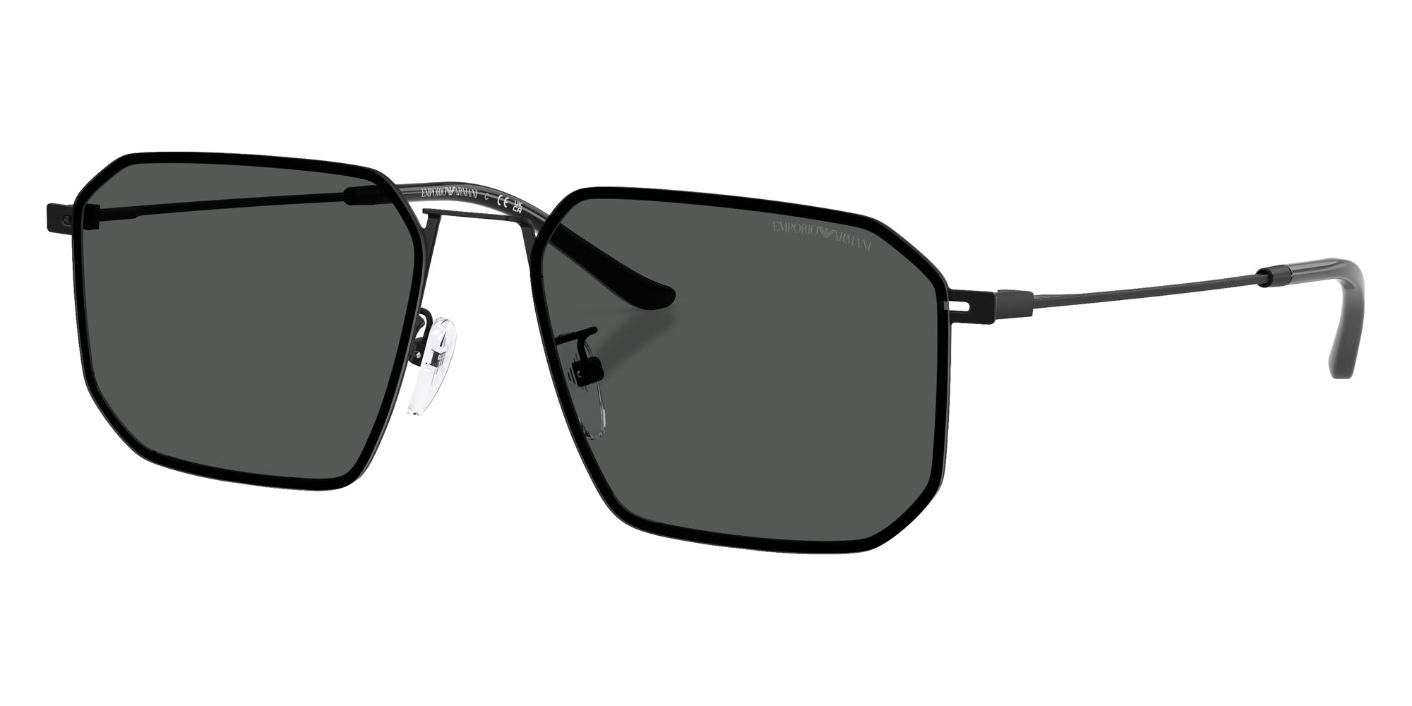 EMPORIO ARMANI EA2165D 300187 58 - Matte Black / Dark Gray #id:ea2165d300187_s:100105