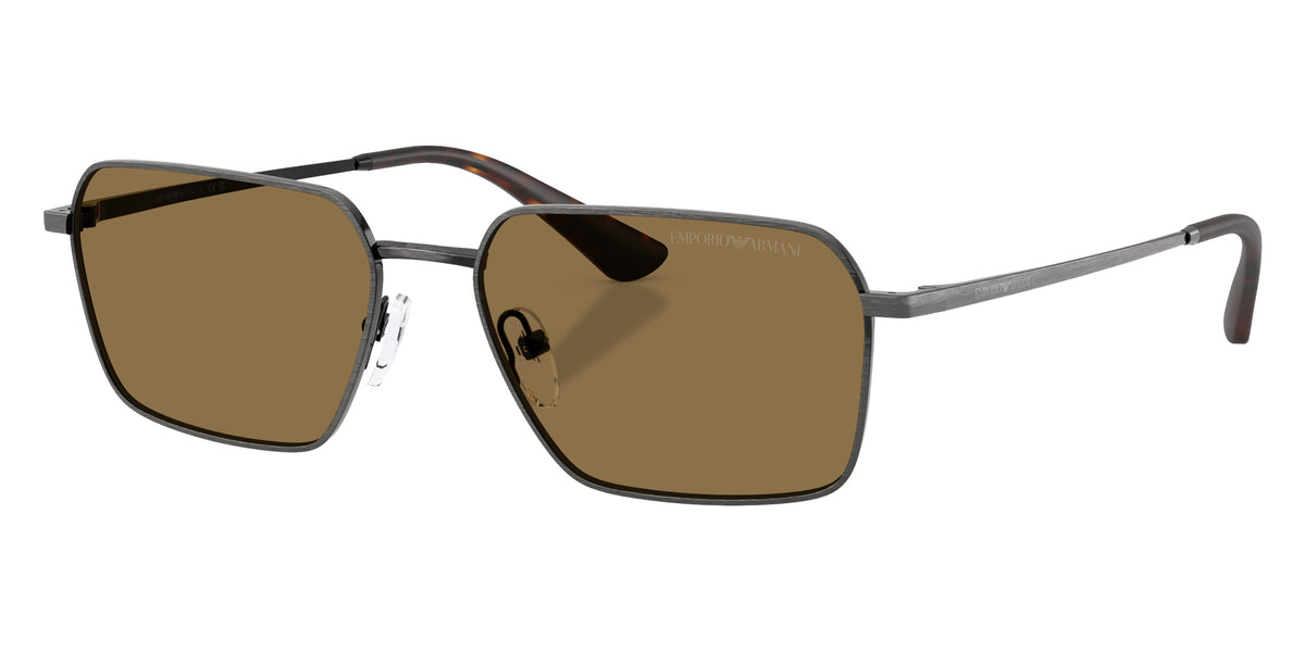 EMPORIO ARMANI EA2178 344573 54 - Shiny Anticate Silver / Dark Brown #id:ea2178344573_s:106105