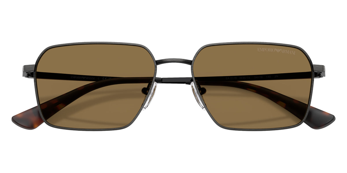 EMPORIO ARMANI EA2178 344573 54 - Shiny Anticate Silver / Dark Brown #id:ea2178344573_s:106120