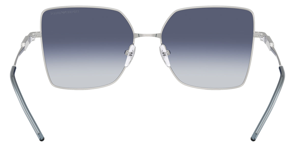 EMPORIO ARMANI EA2179 30158H 56 - Shiny Silver / Gray Gradient Blue #id:ea217930158h_s:106115