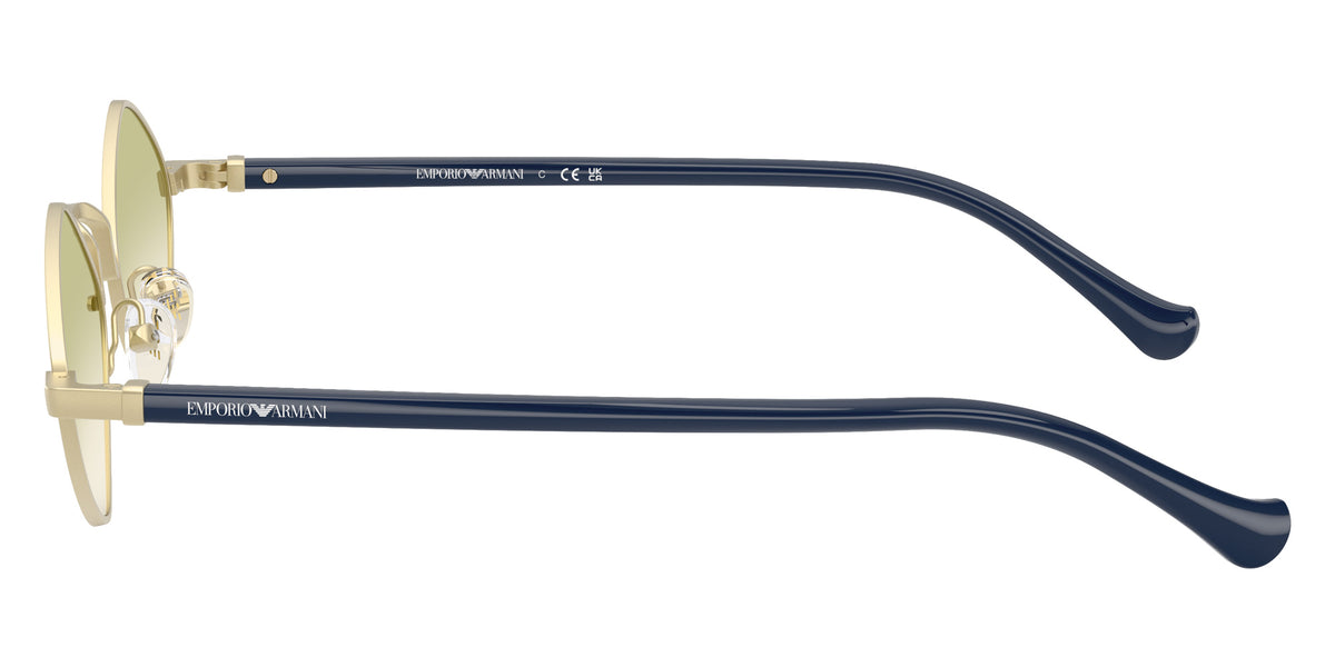 EMPORIO ARMANI EA2182 30028E 50 - Matte Pale Gold / Clear Gradient Green #id:ea218230028e_s:100110