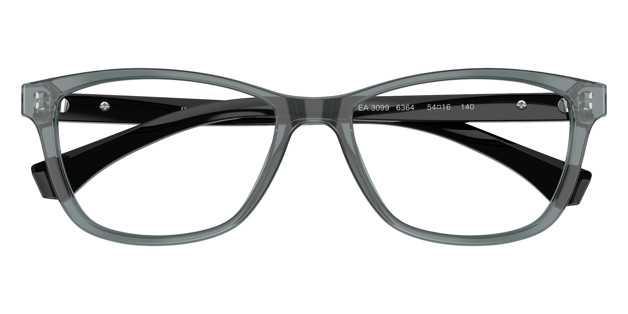 EMPORIO ARMANI EA3099 6364 54 - Shiny Transparent Gray #id:ea30996364_s:100100