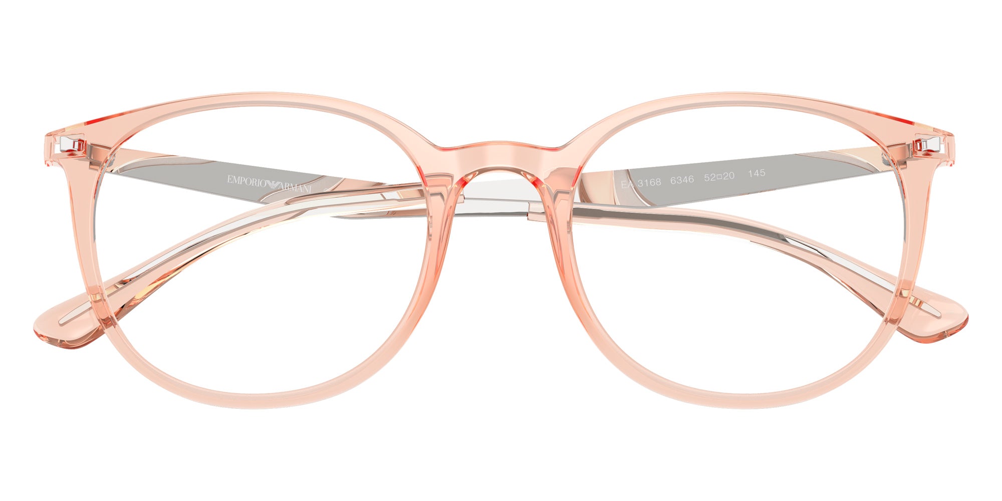 EMPORIO ARMANI EA3168 6346 52 - Shiny Transparent Pink #id:ea31686346_s:100100