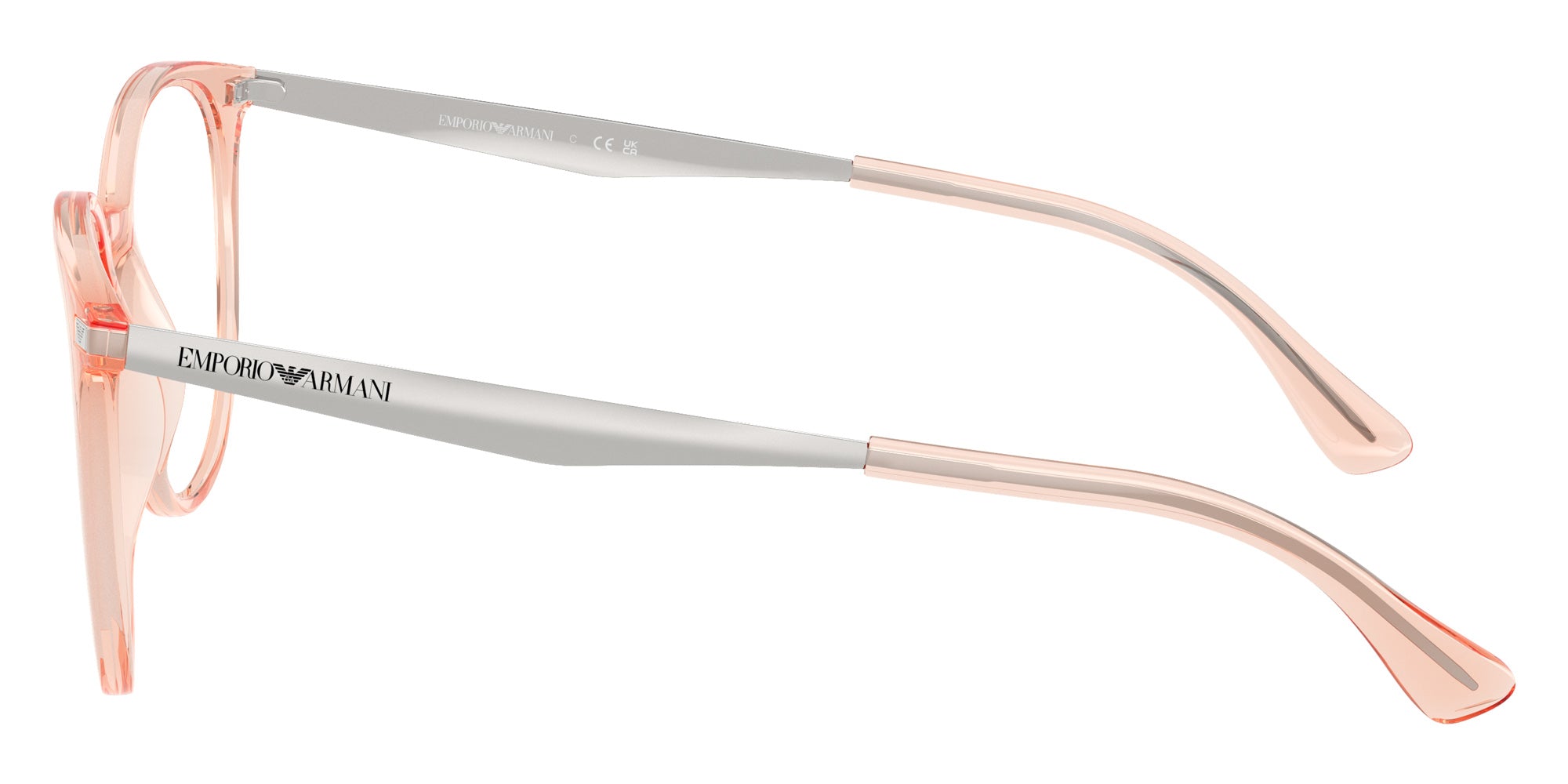 EMPORIO ARMANI EA3168 6346 52 - Shiny Transparent Pink #id:ea31686346_s:100110