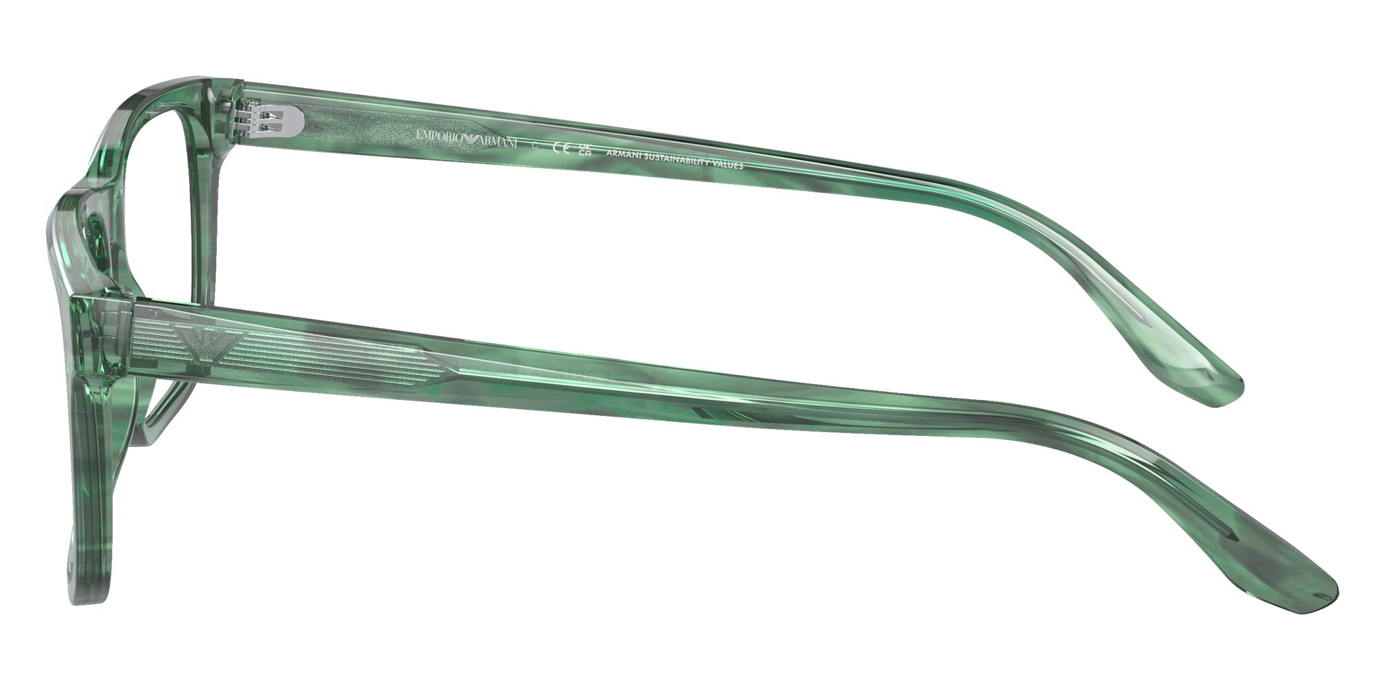 EMPORIO ARMANI EA3218 5168 55 - Striped Green #id:ea32185168_s:100110