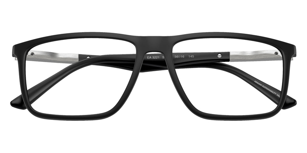 EMPORIO ARMANI EA3221 5001 56 - Matte Black #id:ea32215001_s:100120