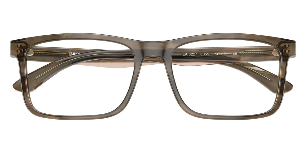 EMPORIO ARMANI EA3227 6055 54 - Shiny Green/Top Brown #id:ea32276055_s:102120