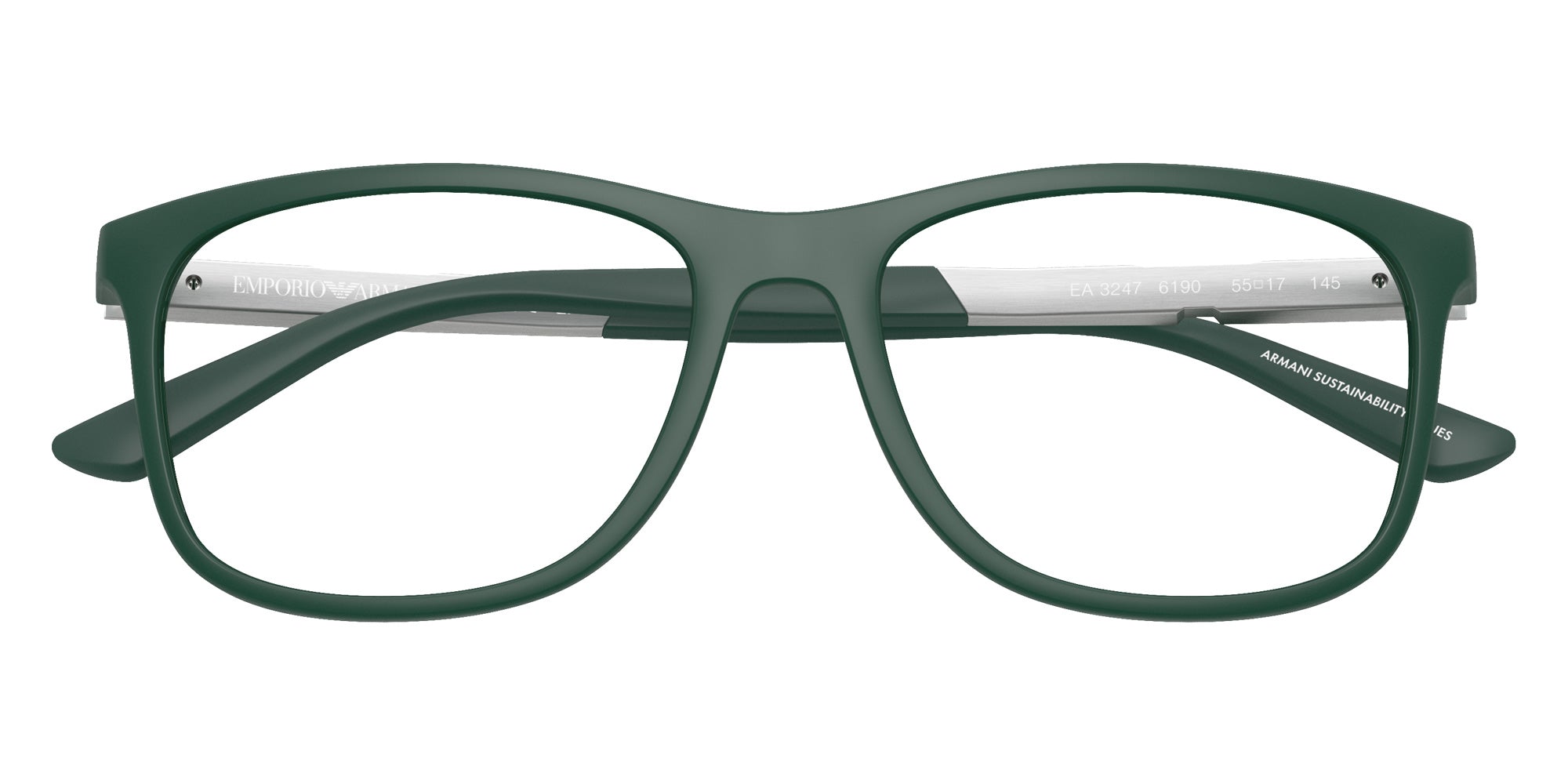 EMPORIO ARMANI EA3247 6190 55 - Matte Dark Green #id:ea32476190_s:100120