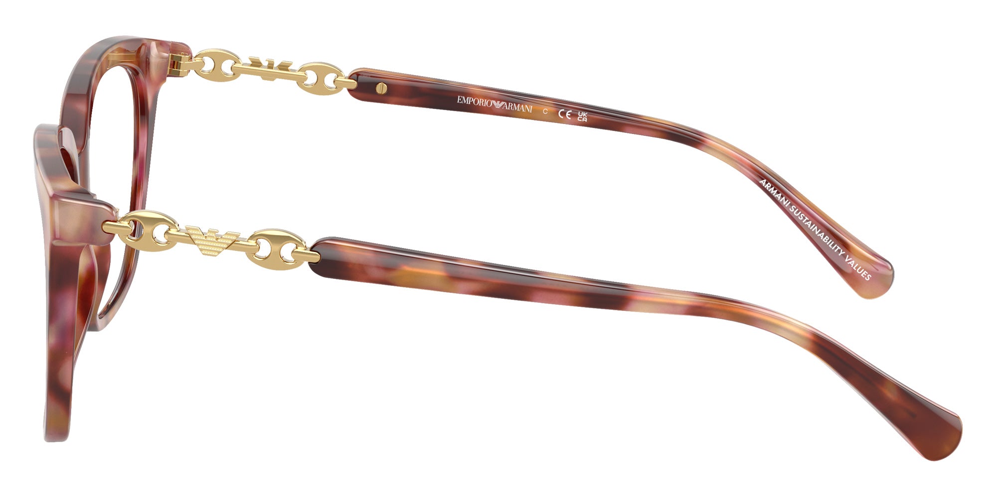 EMPORIO ARMANI EA3248 6196 53 - Shiny Havana Red #id:ea32486196_s:104110