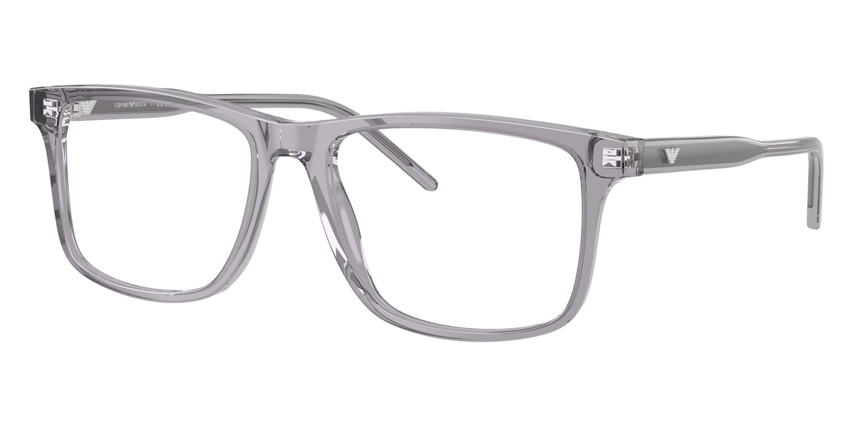 EMPORIO ARMANI EA3257 5075 55 - Shiny Transparent Gray #id:ea32575075_s:100105