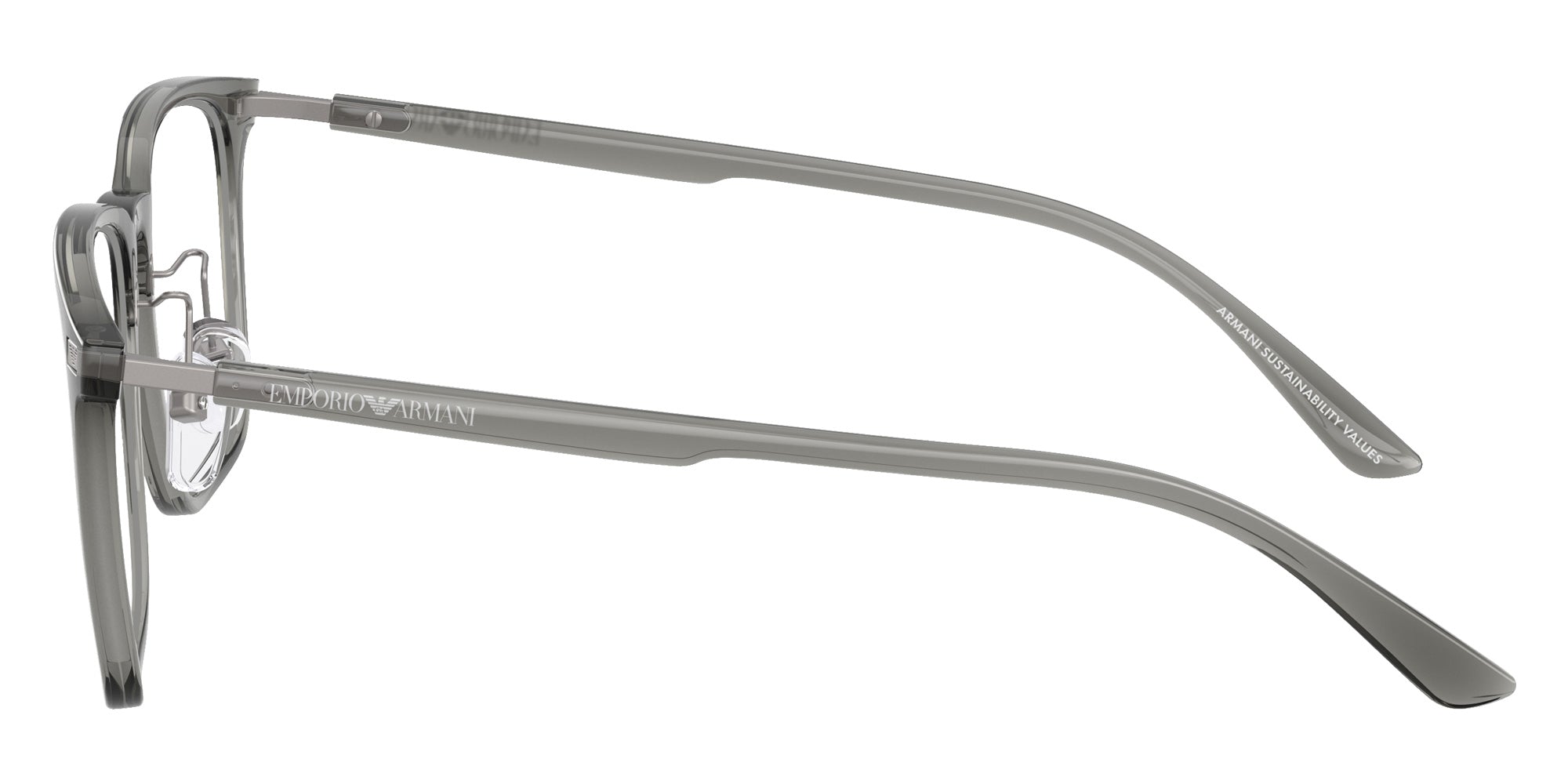EMPORIO ARMANI EA3263D 6106 55 - Shiny Transparent Gray #id:ea3263d6106_s:100110