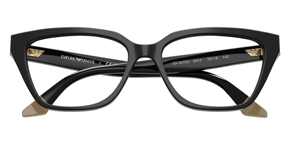 EMPORIO ARMANI EA3270U 6313 55 - Black/Beige #id:ea3270u6313_s:100120