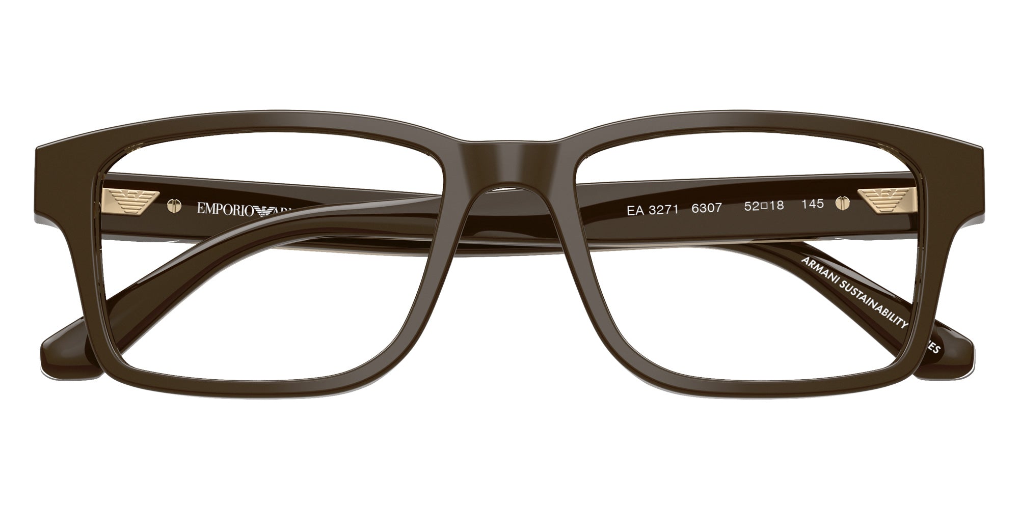 EMPORIO ARMANI EA3271 6307 52 - Shiny Brown #id:ea32716307_s:102120