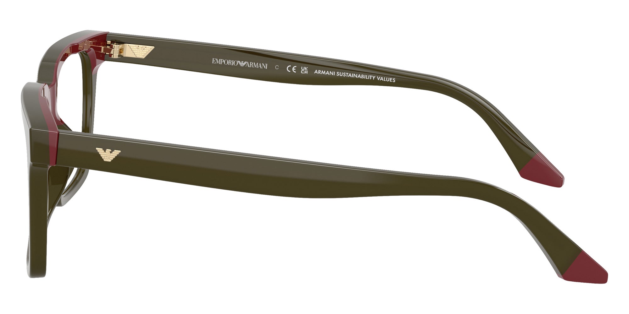 EMPORIO ARMANI EA3272U 6316 54 - Opaline Green/Bordeaux #id:ea3272u6316_s:102110