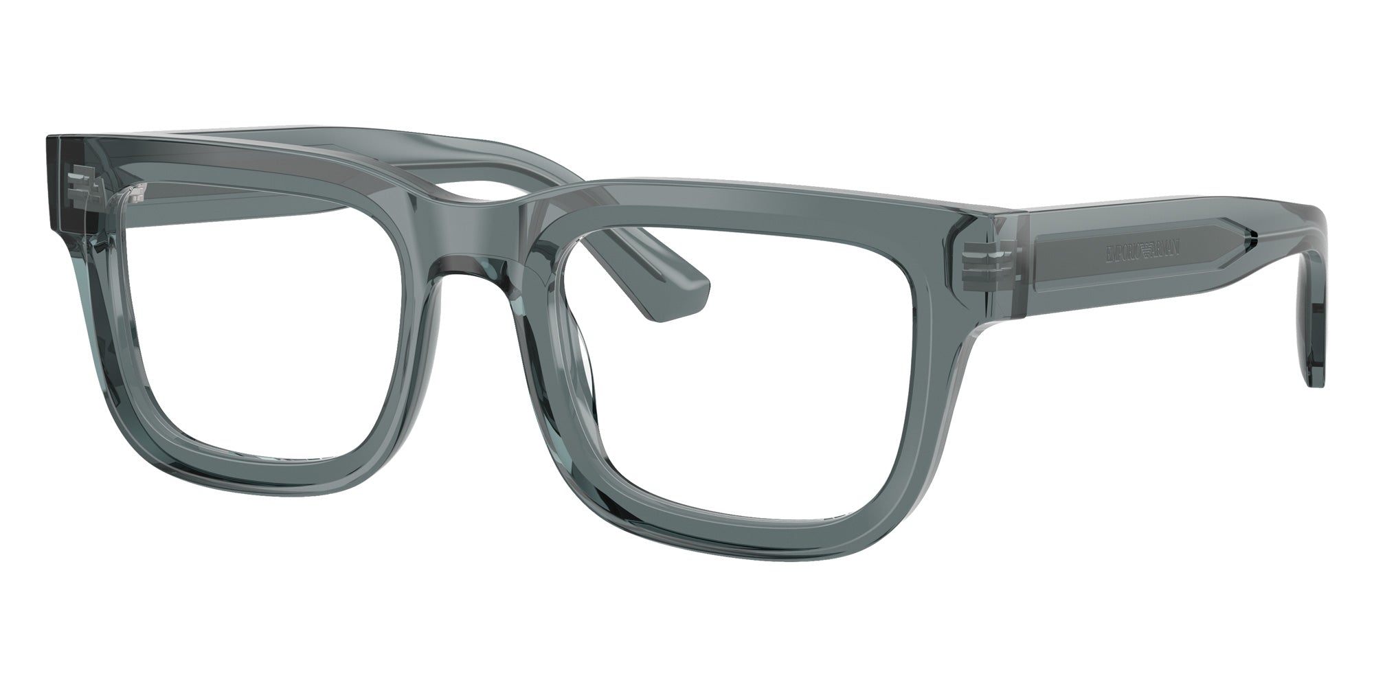 EMPORIO ARMANI EA3279 6364 49 - Shiny Transparent Gray #id:ea32796364_s:112105