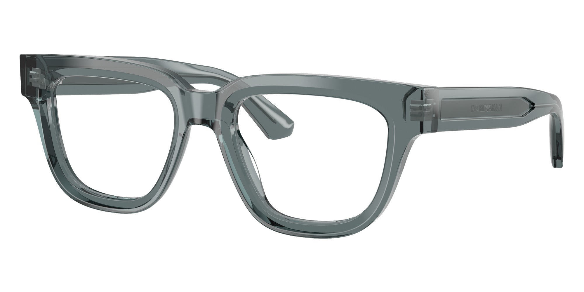 EMPORIO ARMANI EA3281 6364 49 - Shiny Transparent Gray #id:ea32816364_s:108105