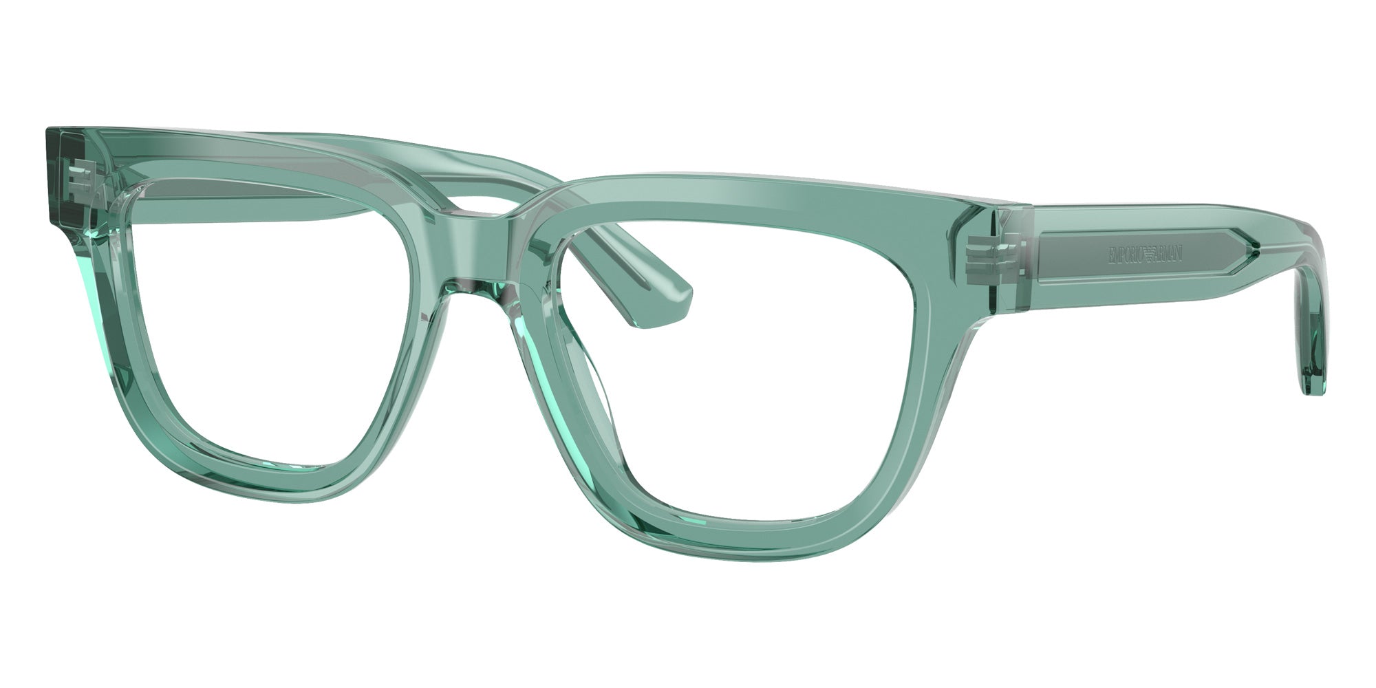 EMPORIO ARMANI EA3281 6365 49 - Shiny Transparent Green #id:ea32816365_s:112105