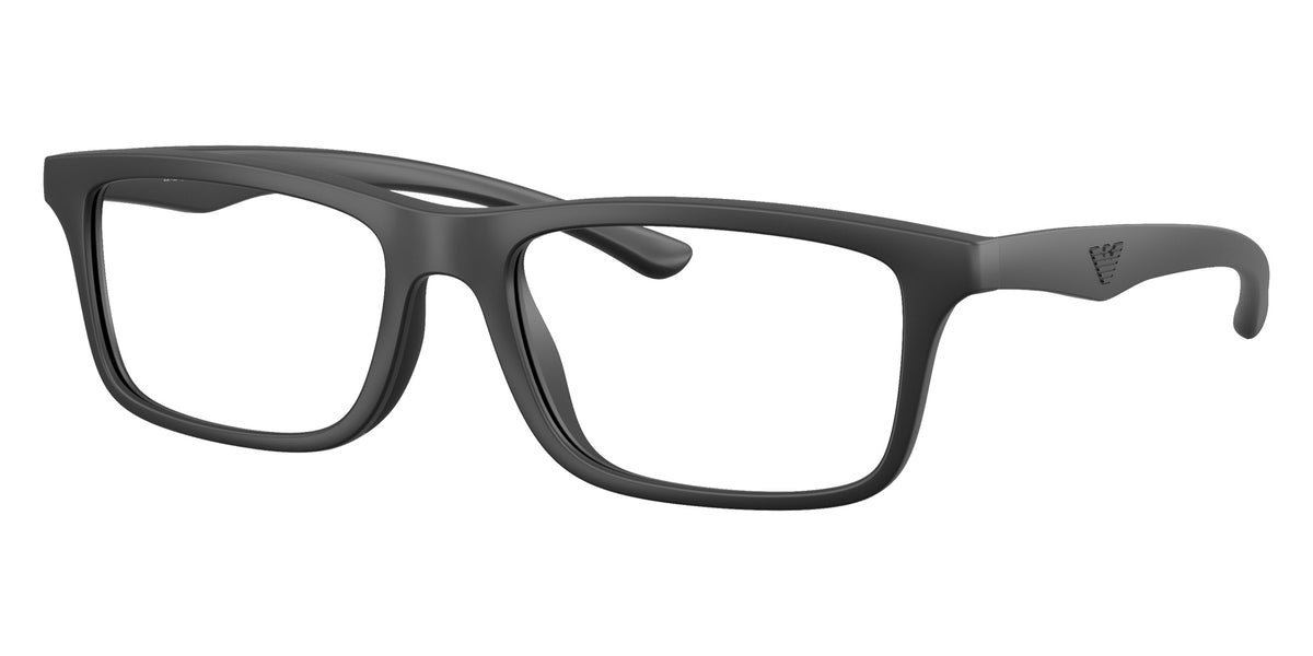 EMPORIO ARMANI EA3285U 5001 54 - Matte Black/Black Rubber #id:ea3285u5001_s:100105