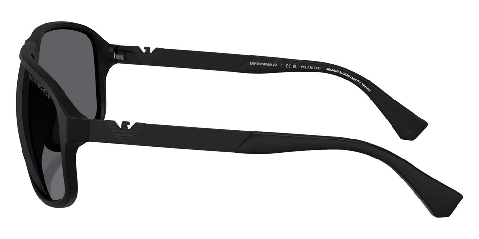EMPORIO ARMANI EA4029 5001T3 64 - Matte Black / Gray Polarized #id:ea40295001t3_s:100110