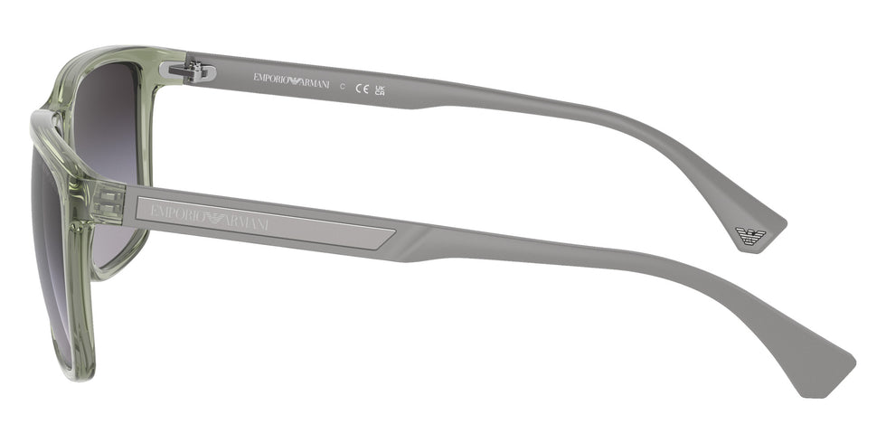 EMPORIO ARMANI EA4047 53628G 56 - Shiny Transparent Green / Gradient Gray #id:ea404753628g_s:100110