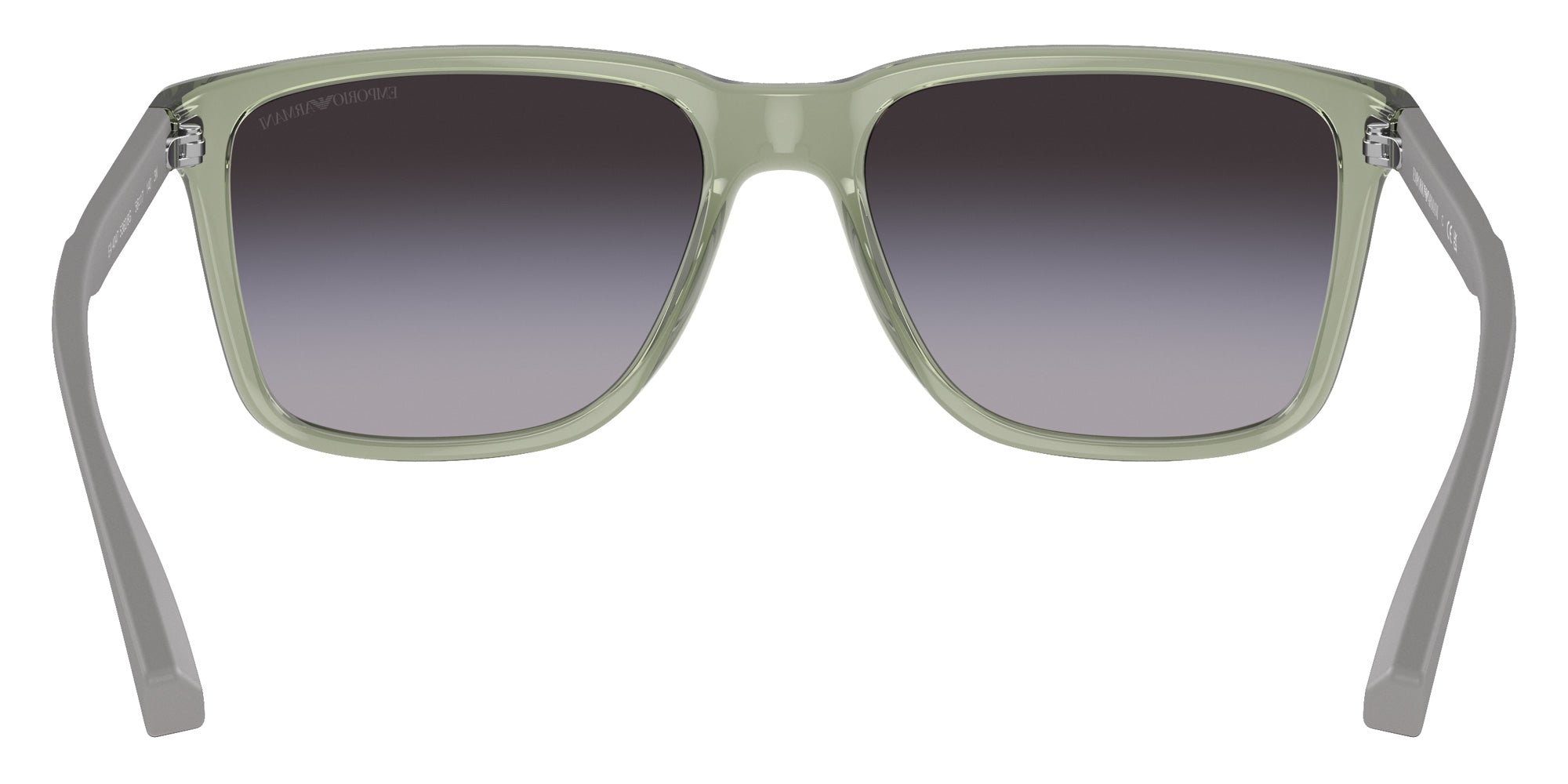 EMPORIO ARMANI EA4047 53628G 56 - Shiny Transparent Green / Gradient Gray #id:ea404753628g_s:100115