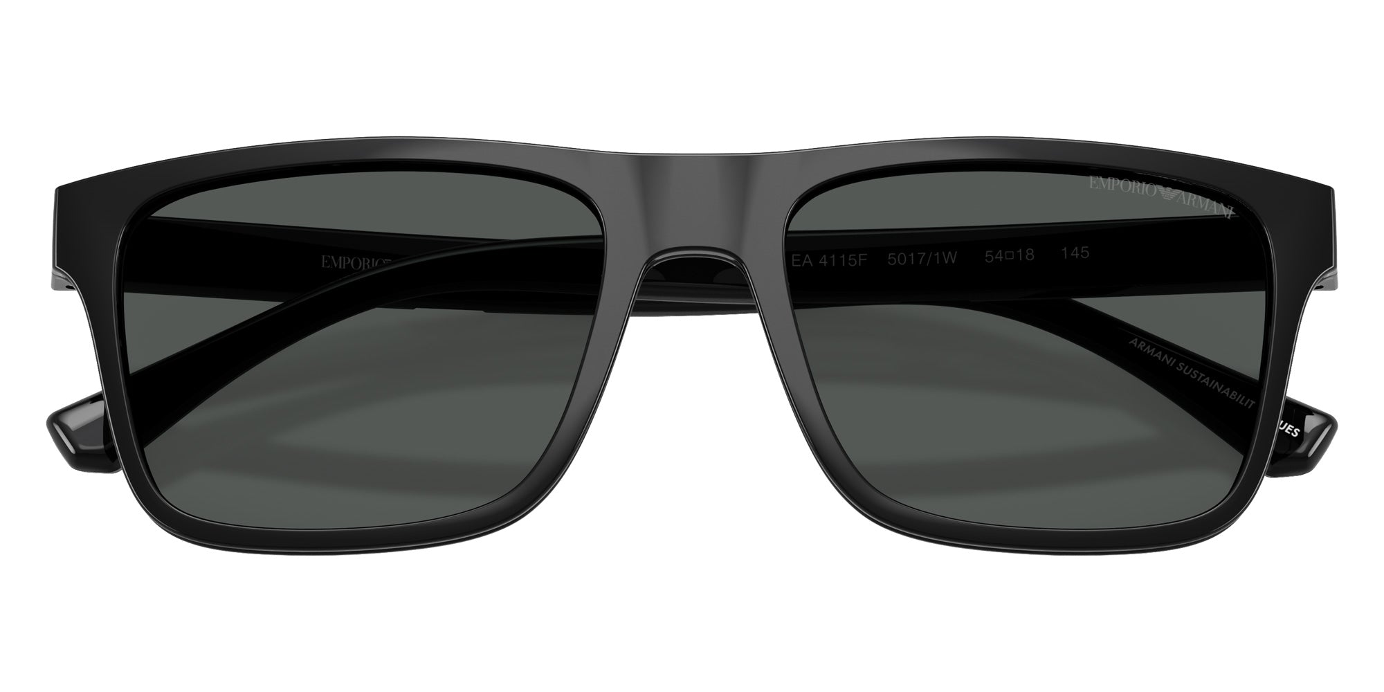 EMPORIO ARMANI EA4115F 50171W 54 - Shiny Black #id:ea4115f50171w_s:100125