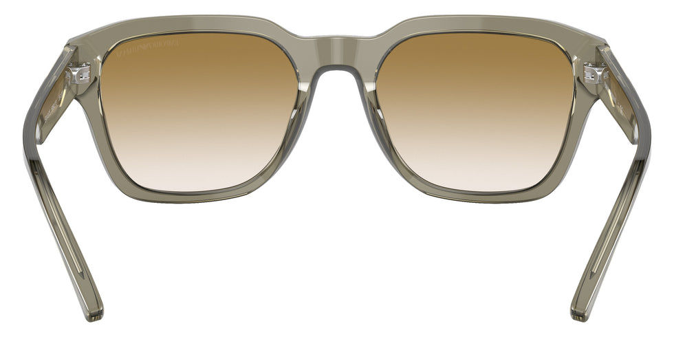 EMPORIO ARMANI EA4175 588413 55 - Shiny Transparent Green / Gradient Brown #id:ea4175588413_s:100115