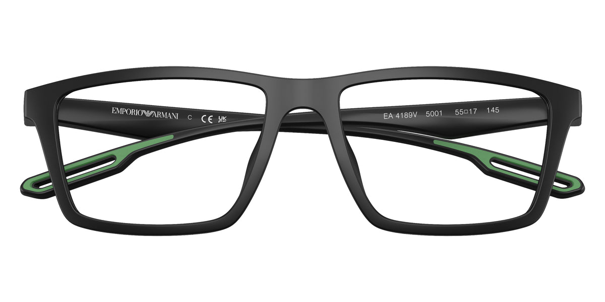 EMPORIO ARMANI EA4189V 5001 55 - Matte Black/Green #id:ea4189v5001_s:100120