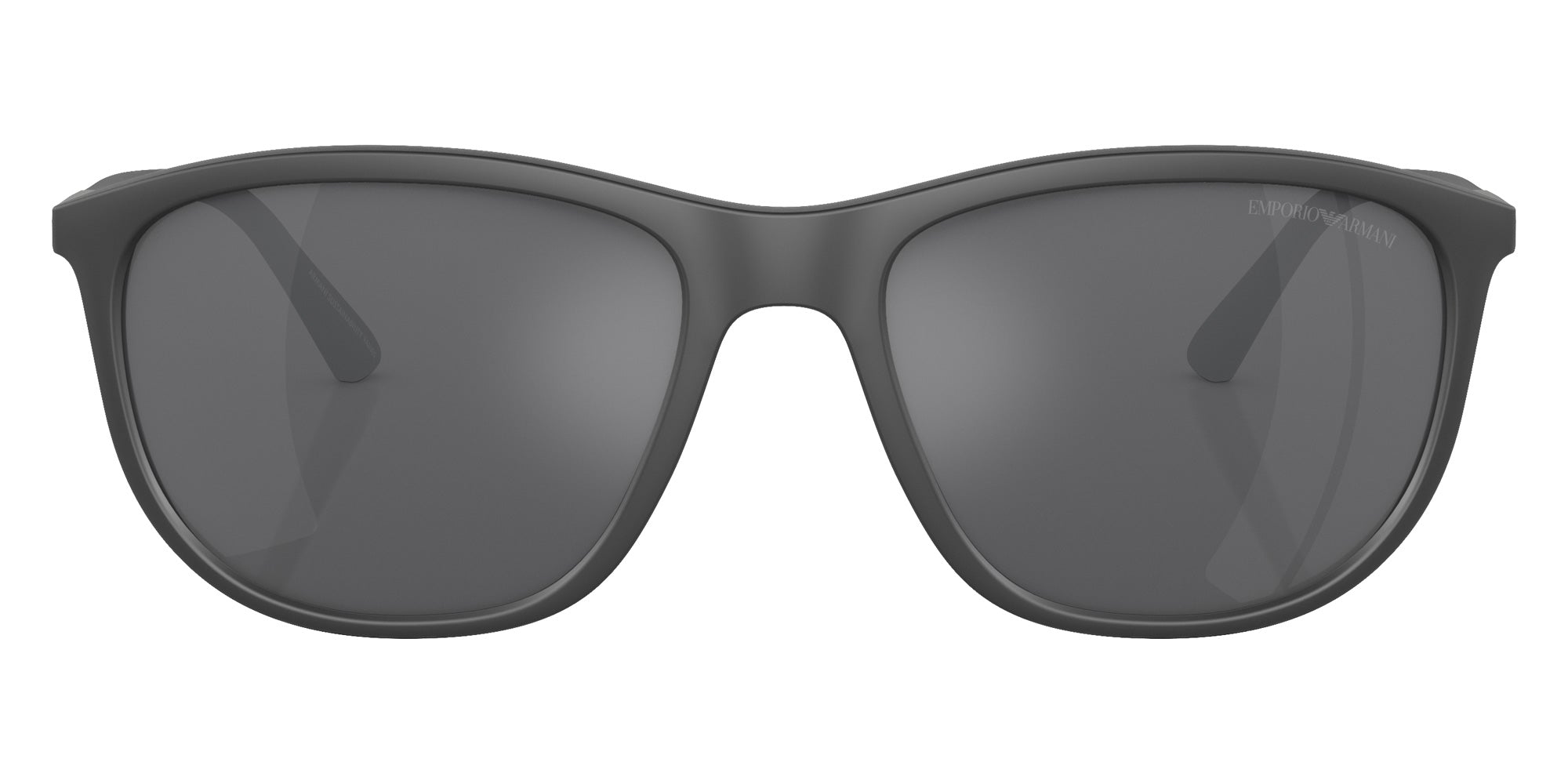 EMPORIO ARMANI EA4201 51266G 58 - Matte Gray / Gray Mirrored Silver #id:ea420151266g_s:100100