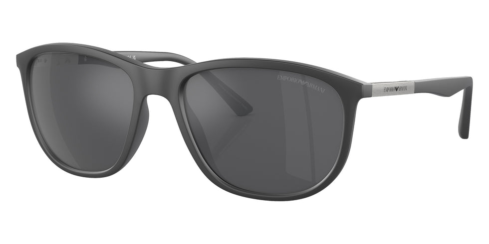 EMPORIO ARMANI EA4201 51266G 58 - Matte Gray / Gray Mirrored Silver #id:ea420151266g_s:100105