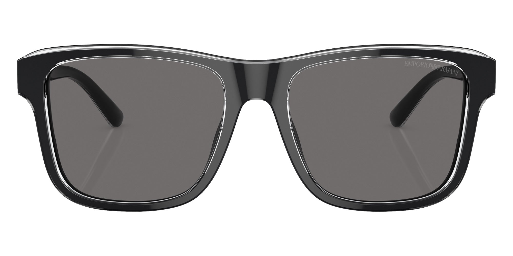 EMPORIO ARMANI EA4208F 605187 57 - Shiny Black/Top Crystal / Dark Gray Polarized #id:ea4208f605187_s:100100
