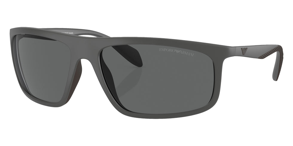 EMPORIO ARMANI EA4212U 512687 64 - Matte Gray/Rubber Brown #id:ea4212u512687_s:100105