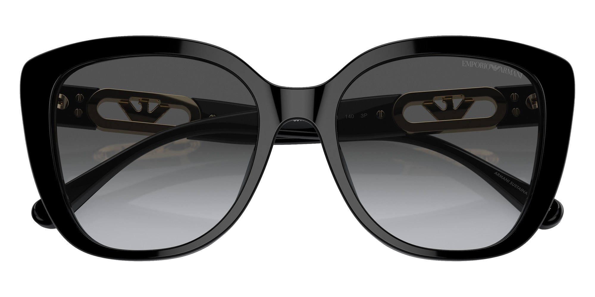EMPORIO ARMANI EA4214U 50178G 54 - Shiny Black / Polarized Gray Gradient #id:ea4214u50178g_s:100120