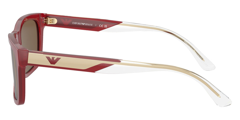 EMPORIO ARMANI EA4224 609373 57 - Shiny Bordeaux / Dark Brown #id:ea4224609373_s:102110